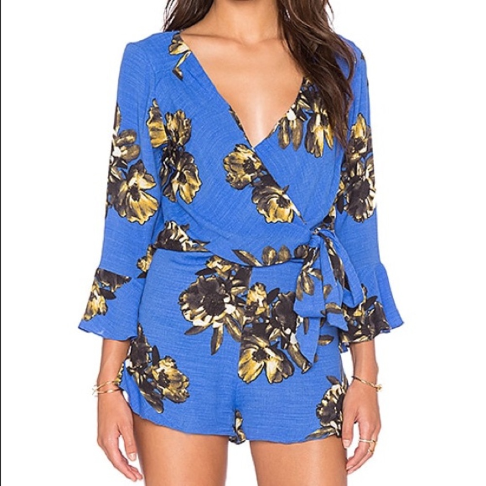 Free People Floral Romper